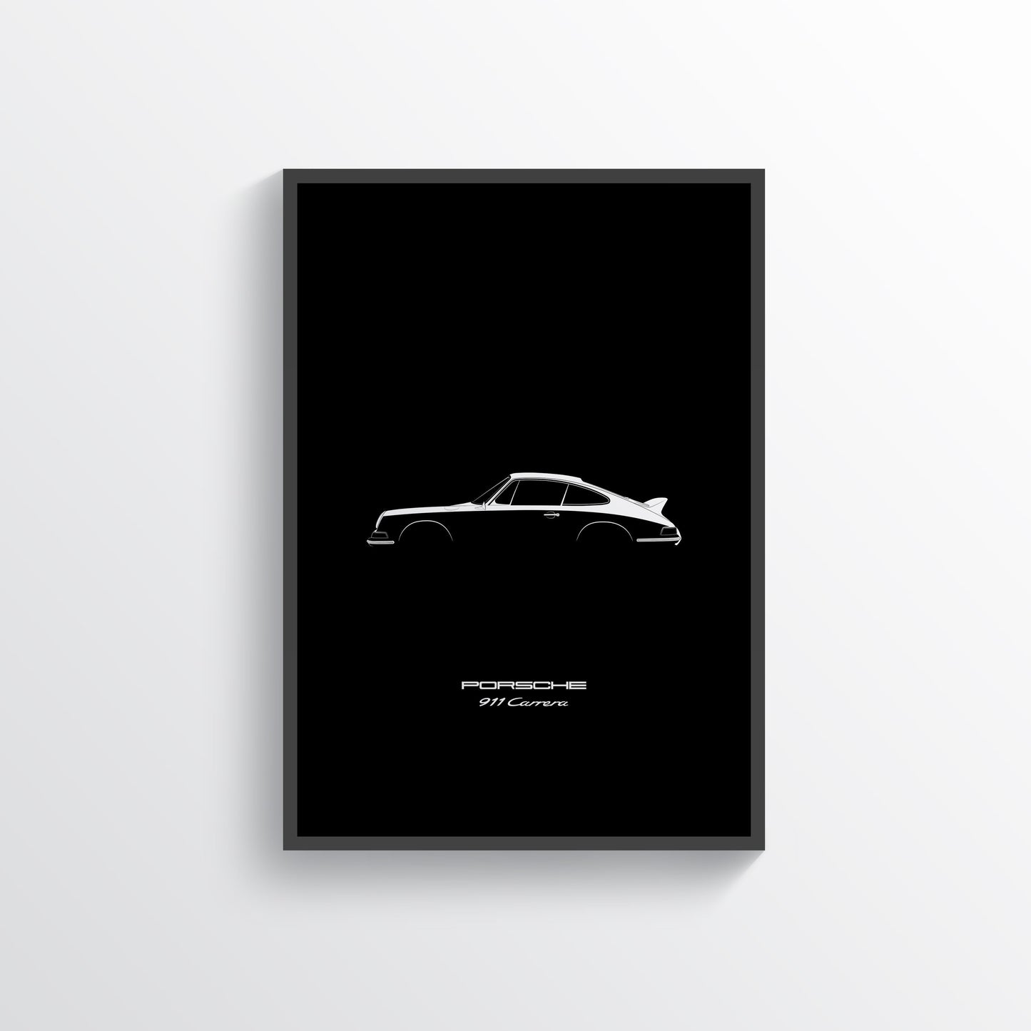 Porsche Carrera 911 Digital Poster