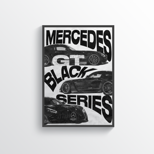 Mercedes Black Series Digital Poster