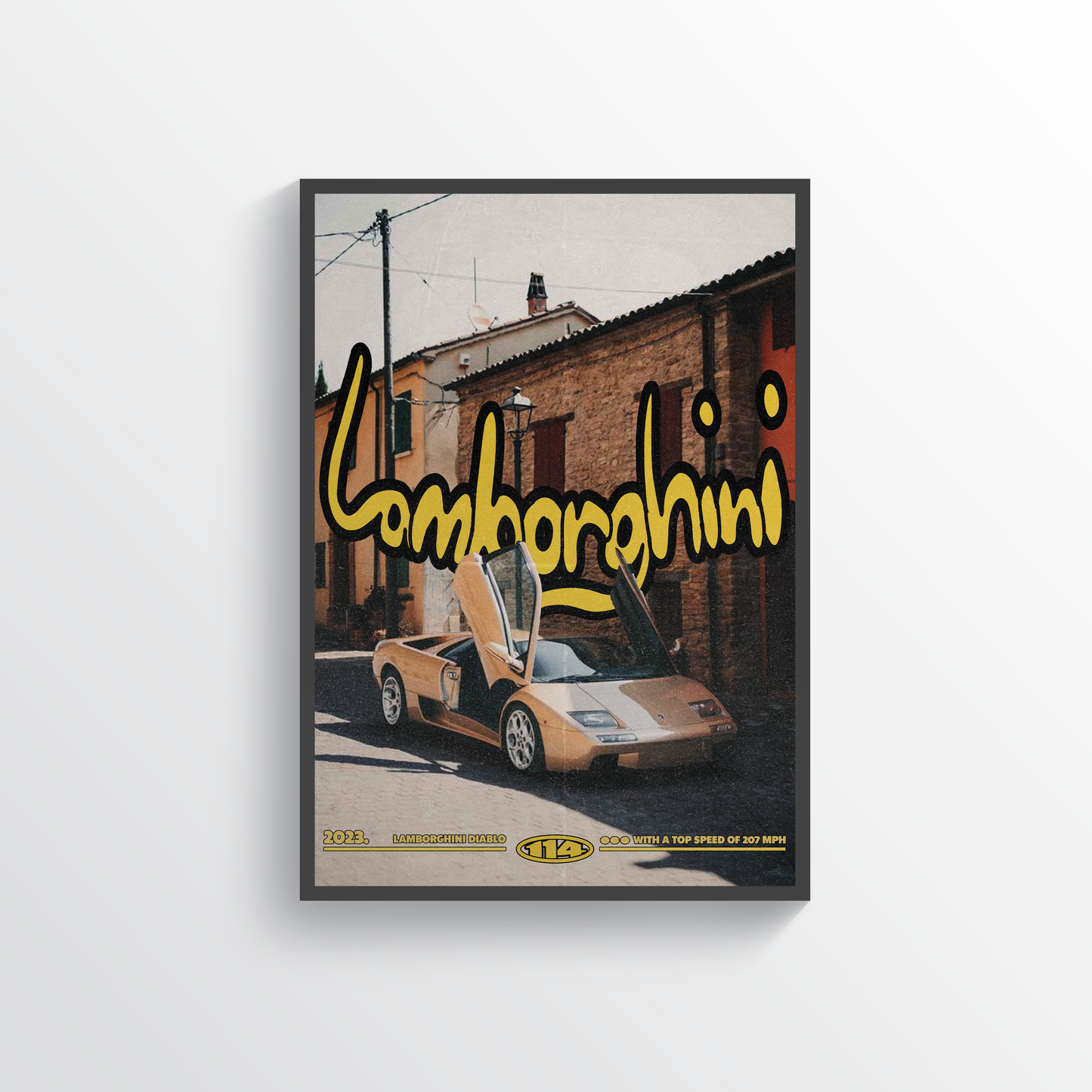 Lamborghini Digital Poster