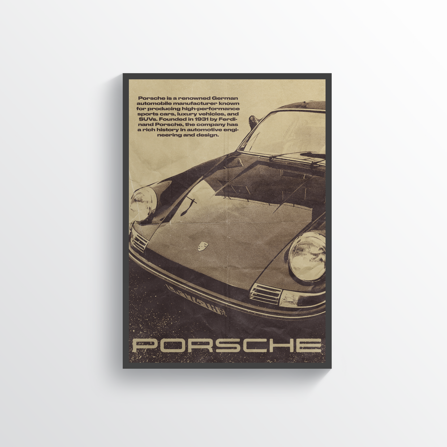 Porsche Digital Poster